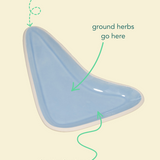 Boomerang Tray in Sky