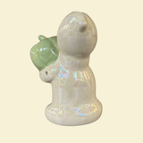 Ghost Bubbler in Green & Pearl