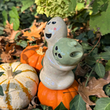Ghost Bubbler in Green & Pearl