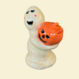 Ghost Bubbler in Orange & Pearl