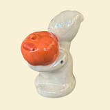 Ghost Bubbler in Orange & Pearl