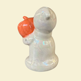 Ghost Bubbler in Orange & Pearl