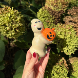Ghost Bubbler in Orange & Pearl