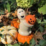 Ghost Bubbler in Orange & Pearl
