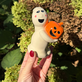 Ghost Bubbler in Orange & White