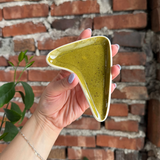 Boomerang Tray in Olive