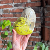 Color Block Blossom | Gold Flower