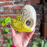 Color Block Blossom | Gold Flower