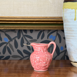 Cherub Wick Pitcher in Coral