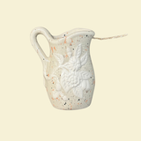 Floral Wick Pitcher in Vanilla Bean
