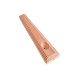 A ceramic steamroller that smokes like a dream and complements interior design; this dry pipe is handmade by a woman-owned studio in the United States. Nelle is a pink-beige ceramic pipe that doubles as art in your home and pairs well with your favorite smoke accessories. Smoke your favorite bud from this ceramic hand pipe in Canyon.