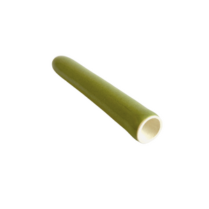 A portable ceramic chillum that travels easily for adventure smoking and cannabis microdosing, this one hitter is handmade by a woman-owned studio in the USA. Circle Sprout in moss green is a portable pipe and pairs well with your favorite smoke accessories. Smoke your favorite bud from this ceramic chillum in moss. 