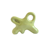 A ceramic abstract pipe that smokes like a dream and complements interior design; this dry pipe is handmade by a woman-owned studio in the USA. Nebula is a green ceramic pipe that doubles as art in your home and pairs well with your favorite smoke accessories. Smoke your favorite bud from this ceramic hand pipe in Moss.
